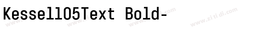 Kessel105Text Bold字体转换